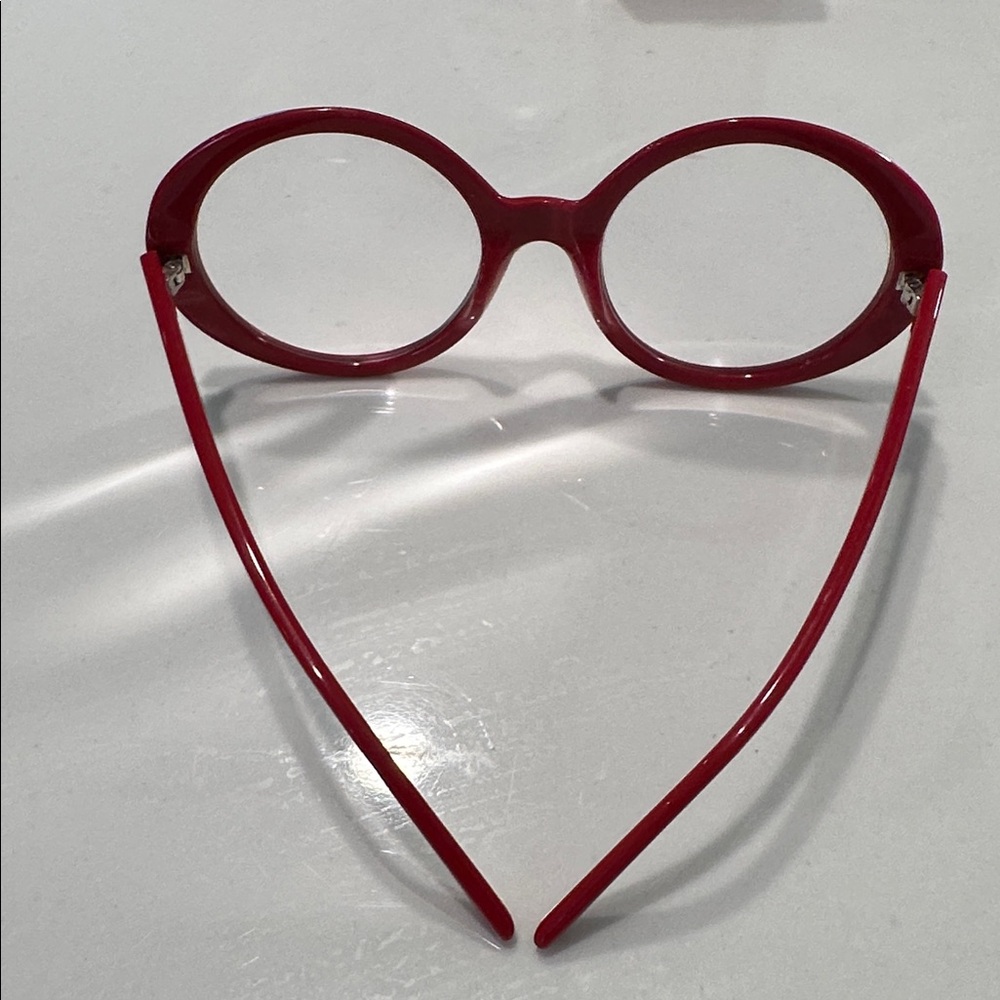 Rara Avis prescription Red Oval Women's  Glasses - Picture 3 of 4